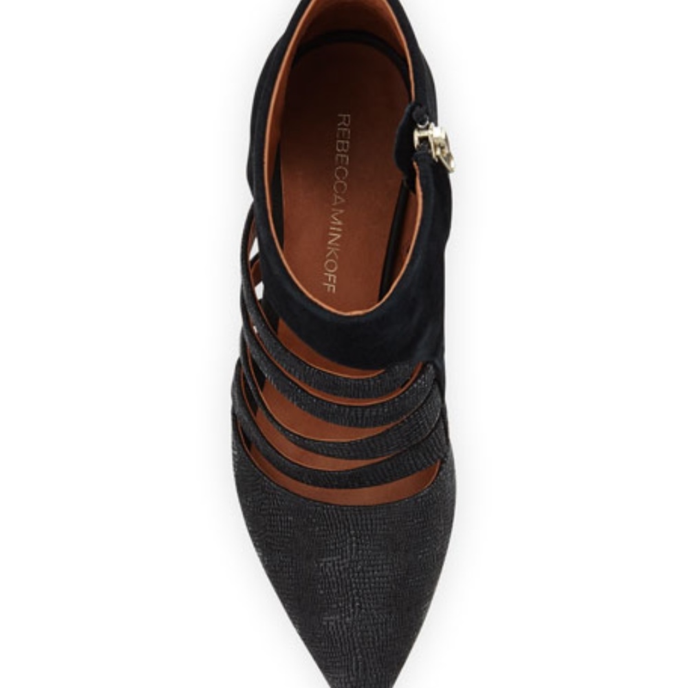 Rebecca Minkoff Black Caesar Cutout Combo Bootie - Picture 2 of 6